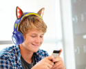 LEXIBOOK Słuchawki Bezprzewodowe Psi Patrol LED Bluetooth 5.0 Kocie Uszy