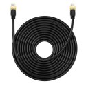 Kabel sieciowy kat. 8 Baseus Ethernet RJ45, 40Gbps, 15m (czarny)
