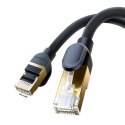 Kabel sieciowy kat. 8 Baseus Ethernet RJ45, 40Gbps, 15m (czarny)