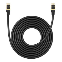 Kabel sieciowy kat. 8 Baseus Ethernet RJ45, 40Gbps, 8m (czarny)
