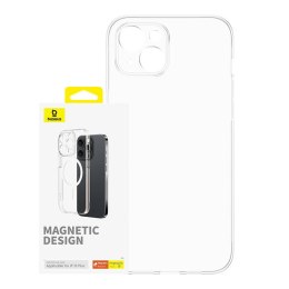 Magnetyczne Etui na telefon iPhone 15 Plus Baseus OS-Lucent Series (Przezroczysty)
