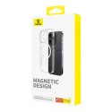Magnetyczne Etui na telefon iPhone 15 ProMax Baseus OS-Lucent Series (Przezroczysty)
