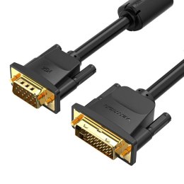 Kabel DVI(24+5) do VGA 3m Vention EACBI (Czarny)