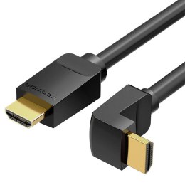 Kabel HDMI Vention AARBG 1,5 m kątowy 90° (czarny)