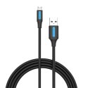 Kabel USB 2.0 A do Micro-B 3A 0,25m Vention COLBC czarny