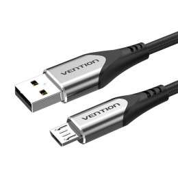 Kabel USB 2.0 A do Micro-B 3A 0,5m Vention COAHD szary