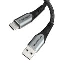 Kabel USB 2.0 A do Micro-B 3A 0,5m Vention COAHD szary