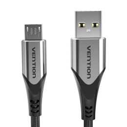 Kabel USB 2.0 A do Micro-B 3A 1,5m Vention COAHG szary