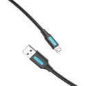 Kabel USB 2.0 A do Micro-B 3A 1,5m Vention COLBG czarny