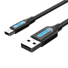 Kabel USB 2.0 A do Mini-B Vention COMBF 1m czarny PVC