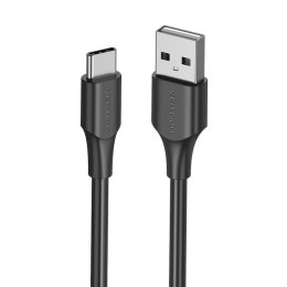 Kabel USB 2.0 A do USB-C 3A 0,25m Vention CTHBC czarny