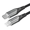 Kabel USB 2.0 do Lightning Vention TACHH 2m Szary