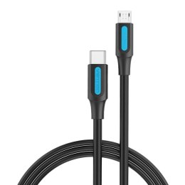 Kabel USB-C 2.0 do Micro-B 2A 2m Vention COVBH czarny