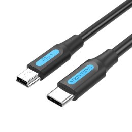 Kabel USB-C 2.0 do Mini-B 2A 1m Vention COWBF czarny