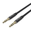 Kabel audio 3,5mm 0,5m Vention BAWBD Czarny