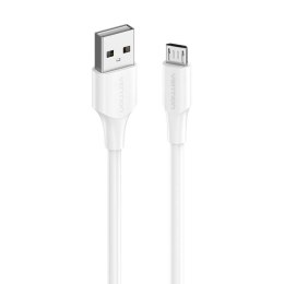 Adapter USB 2.0 męski do Micro-B męski 2A 1,5m Vention CTIWG (biały)