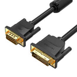 Kabel DVI(24+5) do VGA 1,5m Vention EACBG Czarny