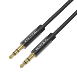 Kabel audio Vention BAGBG 3,5mm 1,5m czarny metalowy