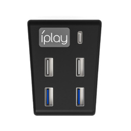 Iplay Hub Rozdzielacz do Konsoli PS5 Adapter 5w1 USB 3.0 USB-C