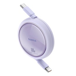Kabel USB-C do USB-C Baseus Free2Draw, PD, 100W, 1m (fioletowy)