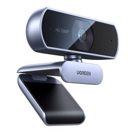 Kamera internetowa z mikrofonem Ugreen 15728 USB (srebrna)