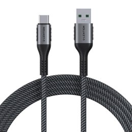Kabel USB-A do USB-C Lention 6A, 1m (czarny)