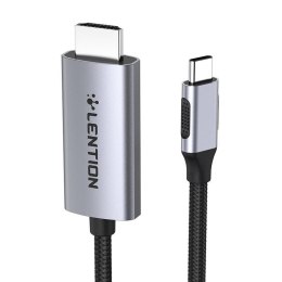 Kabel USB-C do 4K60Hz HDMI Lention, 3m (szary)