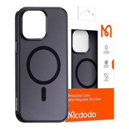 Etui McDodo Magnetic do iPhone 15 Pro Max (czarny)