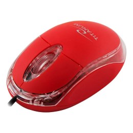 Przewodowa mysz Esperanza TM102R Titanium (czerwone)