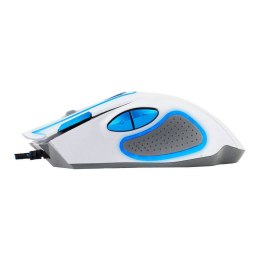 Przewodowa mysz gamingowa Esperanza EGM401WB (biało-niebieska)
