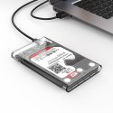 Obudowa zewnętrzna dysku Orico HDD 2,5" + kabel USB 3.1 (10Gbps), USB-C (5Gbps)